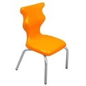 Ergonomiczne krzesło szkolne Spider rozmiar 1 pomarańczowy - dobre krzesło stacjonarne do biurka, ławki, szkoły, sali konferencyjnej dla dzieci i dla dorosłych Ergonomiczne krzesło szkolne Spider rozmiar 1 pomarańczowy - dobre krzesło stacjonarne do biurka, ławki, szkoły, sali konferencyjnej dla dzieci i dla dorosłych