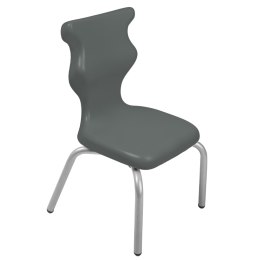 Ergonomiczne krzesło szkolne Spider rozmiar 1 szary - dobre krzesło stacjonarne do biurka, ławki, szkoły, sali konferencyjnej dla dzieci i dla dorosłych 