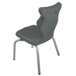 Ergonomiczne krzesło szkolne Spider rozmiar 1 szary - dobre krzesło stacjonarne do biurka, ławki, szkoły, sali konferencyjnej dla dzieci i dla dorosłych 
