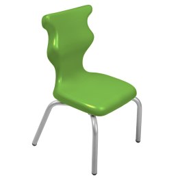 Ergonomiczne krzesło szkolne Spider rozmiar 1 zielony - dobre krzesło stacjonarne do biurka, ławki, szkoły, sali konferencyjnej dla dzieci i dla dorosłych 