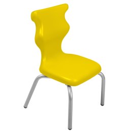 Ergonomiczne krzesło szkolne Spider rozmiar 1 żółty - dobre krzesło stacjonarne do biurka, ławki, szkoły, sali konferencyjnej dla dzieci i dla dorosłych 