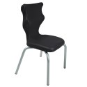 Ergonomiczne krzesło szkolne Spider rozmiar 2 czarny - dobre krzesło stacjonarne do biurka, ławki, szkoły, sali konferencyjnej dla dzieci i dla dorosłych Ergonomiczne krzesło szkolne Spider rozmiar 2 czarny - dobre krzesło stacjonarne do biurka, ławki, szkoły, sali konferencyjnej dla dzieci i dla dorosłych