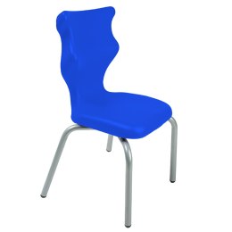 Ergonomiczne krzesło szkolne Spider rozmiar 2 niebieski - dobre krzesło stacjonarne do biurka, ławki, szkoły, sali konferencyjnej dla dzieci i dla dorosłych 