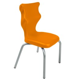 Ergonomiczne krzesło szkolne Spider rozmiar 2 pomarańczowy - dobre krzesło stacjonarne do biurka, ławki, szkoły, sali konferencyjnej dla dzieci i dla dorosłych 