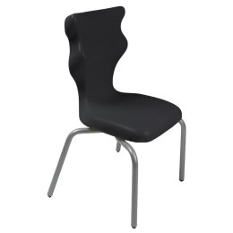 Ergonomiczne krzesło szkolne Spider rozmiar 3 czarny - dobre krzesło stacjonarne do biurka, ławki, szkoły, sali konferencyjnej dla dzieci i dla dorosłych 