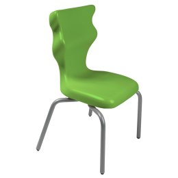 Ergonomiczne krzesło szkolne Spider rozmiar 3 zielony - dobre krzesło stacjonarne do biurka, ławki, szkoły, sali konferencyjnej dla dzieci i dla dorosłych 