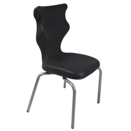 Ergonomiczne krzesło szkolne Spider rozmiar 4 czarny - dobre krzesło stacjonarne do biurka, ławki, szkoły, sali konferencyjnej dla dzieci i dla dorosłych 