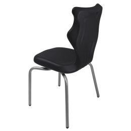 Ergonomiczne krzesło szkolne Spider rozmiar 4 czarny - dobre krzesło stacjonarne do biurka, ławki, szkoły, sali konferencyjnej dla dzieci i dla dorosłych 