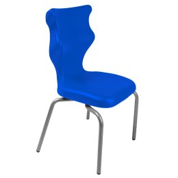 Ergonomiczne krzesło szkolne Spider rozmiar 4 niebieski - dobre krzesło stacjonarne do biurka, ławki, szkoły, sali konferencyjnej dla dzieci i dla dorosłych 