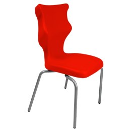 Ergonomiczne krzesło szkolne Spider rozmiar 5 czerwony - dobre krzesło stacjonarne do biurka, ławki, szkoły, sali konferencyjnej dla dzieci i dla dorosłych 