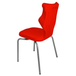 Ergonomiczne krzesło szkolne Spider rozmiar 5 czerwony - dobre krzesło stacjonarne do biurka, ławki, szkoły, sali konferencyjnej dla dzieci i dla dorosłych 