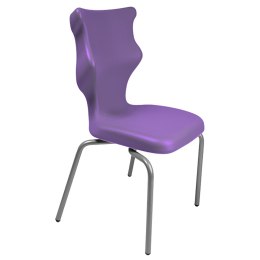 Ergonomiczne krzesło szkolne Spider rozmiar 5 fioletowy - dobre krzesło stacjonarne do biurka, ławki, szkoły, sali konferencyjnej dla dzieci i dla dorosłych 