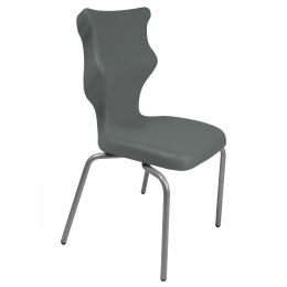 Ergonomiczne krzesło szkolne Spider rozmiar 5 szary - dobre krzesło stacjonarne do biurka, ławki, szkoły, sali konferencyjnej dla dzieci i dla dorosłych 