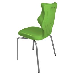Ergonomiczne krzesło szkolne Spider rozmiar 5 zielony - dobre krzesło stacjonarne do biurka, ławki, szkoły, sali konferencyjnej dla dzieci i dla dorosłych 
