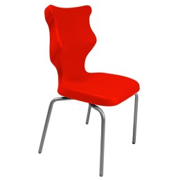Ergonomiczne krzesło szkolne Spider rozmiar 6 czerwony - dobre krzesło stacjonarne do biurka, ławki, szkoły, sali konferencyjnej dla dzieci i dla dorosłych 