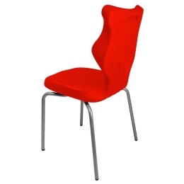 Ergonomiczne krzesło szkolne Spider rozmiar 6 czerwony - dobre krzesło stacjonarne do biurka, ławki, szkoły, sali konferencyjnej dla dzieci i dla dorosłych 
