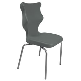 Ergonomiczne krzesło szkolne Spider rozmiar 6 szary - dobre krzesło stacjonarne do biurka, ławki, szkoły, sali konferencyjnej dla dzieci i dla dorosłych 
