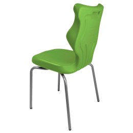 Ergonomiczne krzesło szkolne Spider rozmiar 6 zielony - dobre krzesło stacjonarne do biurka, ławki, szkoły, sali konferencyjnej dla dzieci i dla dorosłych 