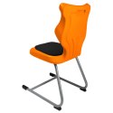 Ergonomiczne krzesło szkolne C-line Soft rozmiar 5 pomarańczowy - dobre krzesło stacjonarne do biurka, ławki, szkoły, sali konferencyjnej dla dzieci i dla dorosłych Ergonomiczne krzesło szkolne C-line Soft rozmiar 5 pomarańczowy - dobre krzesło stacjonarne do biurka, ławki, szkoły, sali konferencyjnej dla dzieci i dla dorosłych
