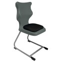 Ergonomiczne krzesło szkolne C-line Soft rozmiar 5 szary - dobre krzesło stacjonarne do biurka, ławki, szkoły, sali konferencyjnej dla dzieci i dla dorosłych Ergonomiczne krzesło szkolne C-line Soft rozmiar 5 szary - dobre krzesło stacjonarne do biurka, ławki, szkoły, sali konferencyjnej dla dzieci i dla dorosłych