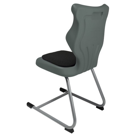 Ergonomiczne krzesło szkolne C-line Soft rozmiar 6 szary - dobre krzesło stacjonarne do biurka, ławki, szkoły, sali konferencyjnej dla dzieci i dla dorosłych Ergonomiczne krzesło szkolne C-line Soft rozmiar 6 szary - dobre krzesło stacjonarne do biurka, ławki, szkoły, sali konferencyjnej dla dzieci i dla dorosłych