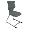 Ergonomiczne krzesło szkolne C-line rozmiar 4 szary - dobre krzesło stacjonarne do biurka, ławki, szkoły, sali konferencyjnej dla dzieci i dla dorosłych Ergonomiczne krzesło szkolne C-line rozmiar 4 szary - dobre krzesło stacjonarne do biurka, ławki, szkoły, sali konferencyjnej dla dzieci i dla dorosłych