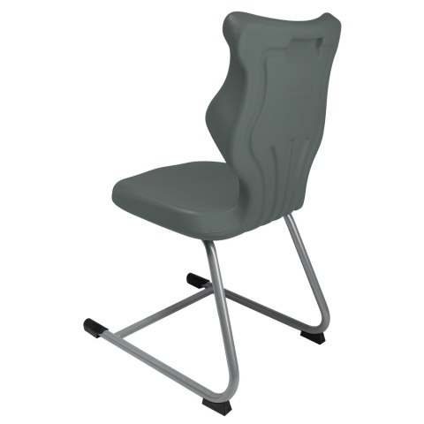 Ergonomiczne krzesło szkolne C-line rozmiar 4 szary - dobre krzesło stacjonarne do biurka, ławki, szkoły, sali konferencyjnej dla dzieci i dla dorosłych Ergonomiczne krzesło szkolne C-line rozmiar 4 szary - dobre krzesło stacjonarne do biurka, ławki, szkoły, sali konferencyjnej dla dzieci i dla dorosłych