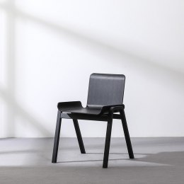 King Home Krzesło FRANCO czarne - możliwość sztaplowania