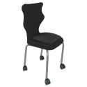 Ergonomiczne krzesło szkolne Spider Move Soft rozmiar 5 czarny - dobre krzesło stacjonarne do biurka, ławki, szkoły, sali konferencyjnej dla dzieci i dla dorosłych Ergonomiczne krzesło szkolne Spider Move Soft rozmiar 5 czarny - dobre krzesło stacjonarne do biurka, ławki, szkoły, sali konferencyjnej dla dzieci i dla dorosłych