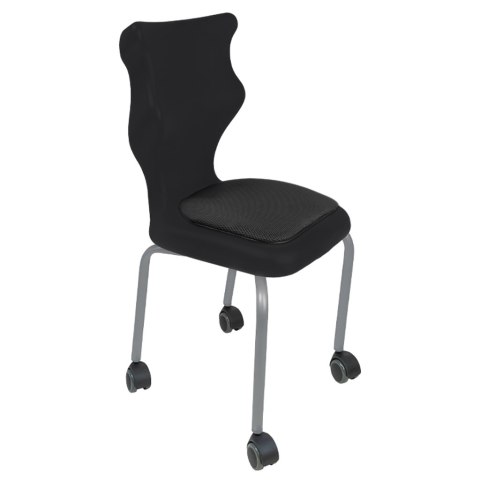 Ergonomiczne krzesło szkolne Spider Move Soft rozmiar 5 czarny - dobre krzesło stacjonarne do biurka, ławki, szkoły, sali konferencyjnej dla dzieci i dla dorosłych Ergonomiczne krzesło szkolne Spider Move Soft rozmiar 5 czarny - dobre krzesło stacjonarne do biurka, ławki, szkoły, sali konferencyjnej dla dzieci i dla dorosłych