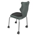 Ergonomiczne krzesło szkolne Spider Move Soft rozmiar 6 szary - dobre krzesło stacjonarne do biurka, ławki, szkoły, sali konferencyjnej dla dzieci i dla dorosłych Ergonomiczne krzesło szkolne Spider Move Soft rozmiar 6 szary - dobre krzesło stacjonarne do biurka, ławki, szkoły, sali konferencyjnej dla dzieci i dla dorosłych