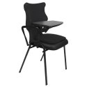 Ergonomiczne krzesło szkolne Student Plus Soft rozmiar 6 czarny - dobre krzesło stacjonarne do biurka, ławki, szkoły, sali konferencyjnej dla dzieci i dla dorosłych Ergonomiczne krzesło szkolne Student Plus Soft rozmiar 6 czarny - dobre krzesło stacjonarne do biurka, ławki, szkoły, sali konferencyjnej dla dzieci i dla dorosłych