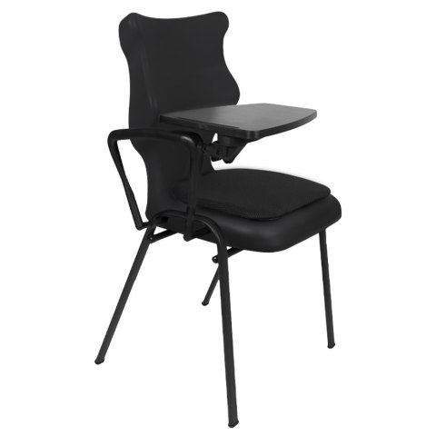 Ergonomiczne krzesło szkolne Student Plus Soft rozmiar 6 czarny - dobre krzesło stacjonarne do biurka, ławki, szkoły, sali konferencyjnej dla dzieci i dla dorosłych Ergonomiczne krzesło szkolne Student Plus Soft rozmiar 6 czarny - dobre krzesło stacjonarne do biurka, ławki, szkoły, sali konferencyjnej dla dzieci i dla dorosłych