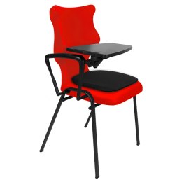 Ergonomiczne krzesło szkolne Student Plus Soft rozmiar 6 czerwony - dobre krzesło stacjonarne do biurka, ławki, szkoły, sali konferencyjnej dla dzieci i dla dorosłych 