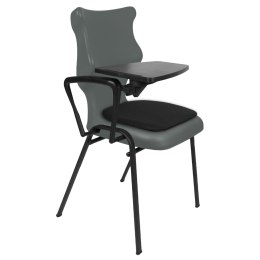 Ergonomiczne krzesło szkolne Student Plus Soft rozmiar 6 szary - dobre krzesło stacjonarne do biurka, ławki, szkoły, sali konferencyjnej dla dzieci i dla dorosłych 
