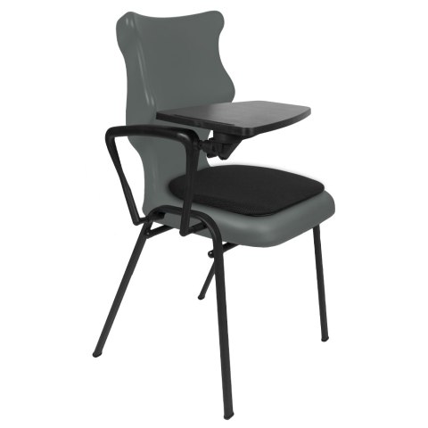 Ergonomiczne krzesło szkolne Student Plus Soft rozmiar 6 szary - dobre krzesło stacjonarne do biurka, ławki, szkoły, sali konferencyjnej dla dzieci i dla dorosłych Ergonomiczne krzesło szkolne Student Plus Soft rozmiar 6 szary - dobre krzesło stacjonarne do biurka, ławki, szkoły, sali konferencyjnej dla dzieci i dla dorosłych