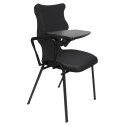Ergonomiczne krzesło szkolne Student Plus rozmiar 6 czarny - dobre krzesło stacjonarne do biurka, ławki, szkoły, sali konferencyjnej dla dzieci i dla dorosłych Ergonomiczne krzesło szkolne Student Plus rozmiar 6 czarny - dobre krzesło stacjonarne do biurka, ławki, szkoły, sali konferencyjnej dla dzieci i dla dorosłych