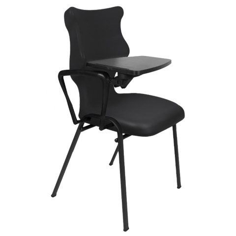Ergonomiczne krzesło szkolne Student Plus rozmiar 6 czarny - dobre krzesło stacjonarne do biurka, ławki, szkoły, sali konferencyjnej dla dzieci i dla dorosłych Ergonomiczne krzesło szkolne Student Plus rozmiar 6 czarny - dobre krzesło stacjonarne do biurka, ławki, szkoły, sali konferencyjnej dla dzieci i dla dorosłych
