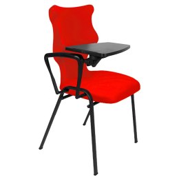 Ergonomiczne krzesło szkolne Student Plus rozmiar 6 czerwony - dobre krzesło stacjonarne do biurka, ławki, szkoły, sali konferencyjnej dla dzieci i dla dorosłych 