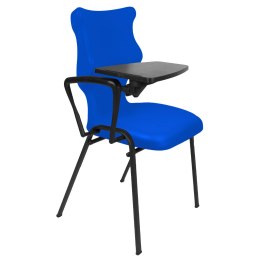 Ergonomiczne krzesło szkolne Student Plus rozmiar 6 niebieski - dobre krzesło stacjonarne do biurka, ławki, szkoły, sali konferencyjnej dla dzieci i dla dorosłych 
