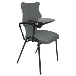 Ergonomiczne krzesło szkolne Student Plus rozmiar 6 szary - dobre krzesło stacjonarne do biurka, ławki, szkoły, sali konferencyjnej dla dzieci i dla dorosłych 