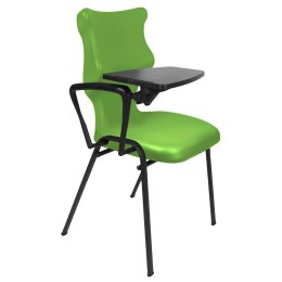 Ergonomiczne krzesło szkolne Student Plus rozmiar 6 zielony - dobre krzesło stacjonarne do biurka, ławki, szkoły, sali konferencyjnej dla dzieci i dla dorosłych 