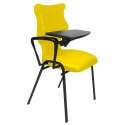 Ergonomiczne krzesło szkolne Student Plus rozmiar 6 żółty - dobre krzesło stacjonarne do biurka, ławki, szkoły, sali konferencyjnej dla dzieci i dla dorosłych Ergonomiczne krzesło szkolne Student Plus rozmiar 6 żółty - dobre krzesło stacjonarne do biurka, ławki, szkoły, sali konferencyjnej dla dzieci i dla dorosłych