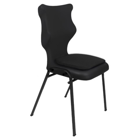 Ergonomiczne krzesło szkolne Student Soft rozmiar 6 czarny - dobre krzesło stacjonarne do biurka, ławki, szkoły, sali konferencyjnej dla dzieci i dla dorosłych Ergonomiczne krzesło szkolne Student Soft rozmiar 6 czarny - dobre krzesło stacjonarne do biurka, ławki, szkoły, sali konferencyjnej dla dzieci i dla dorosłych