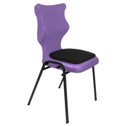 Ergonomiczne krzesło szkolne Student Soft rozmiar 6 fioletowy - dobre krzesło stacjonarne do biurka, ławki, szkoły, sali konferencyjnej dla dzieci i dla dorosłych 