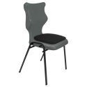 Ergonomiczne krzesło szkolne Student Soft rozmiar 6 szary - dobre krzesło stacjonarne do biurka, ławki, szkoły, sali konferencyjnej dla dzieci i dla dorosłych Ergonomiczne krzesło szkolne Student Soft rozmiar 6 szary - dobre krzesło stacjonarne do biurka, ławki, szkoły, sali konferencyjnej dla dzieci i dla dorosłych