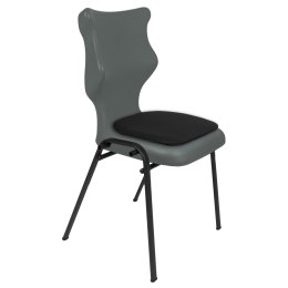 Ergonomiczne krzesło szkolne Student Soft rozmiar 6 szary - dobre krzesło stacjonarne do biurka, ławki, szkoły, sali konferencyjnej dla dzieci i dla dorosłych 