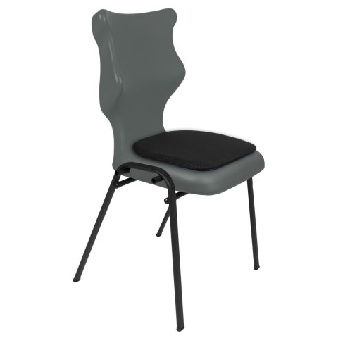 Ergonomiczne krzesło szkolne Student Soft rozmiar 6 szary - dobre krzesło stacjonarne do biurka, ławki, szkoły, sali konferencyjnej dla dzieci i dla dorosłych Ergonomiczne krzesło szkolne Student Soft rozmiar 6 szary - dobre krzesło stacjonarne do biurka, ławki, szkoły, sali konferencyjnej dla dzieci i dla dorosłych