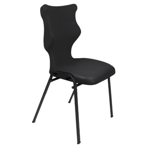 Ergonomiczne krzesło szkolne Student rozmiar 6 czarny - dobre krzesło stacjonarne do biurka, ławki, szkoły, sali konferencyjnej dla dzieci i dla dorosłych Ergonomiczne krzesło szkolne Student rozmiar 6 czarny - dobre krzesło stacjonarne do biurka, ławki, szkoły, sali konferencyjnej dla dzieci i dla dorosłych