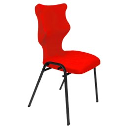Ergonomiczne krzesło szkolne Student rozmiar 6 czerwony - dobre krzesło stacjonarne do biurka, ławki, szkoły, sali konferencyjnej dla dzieci i dla dorosłych 